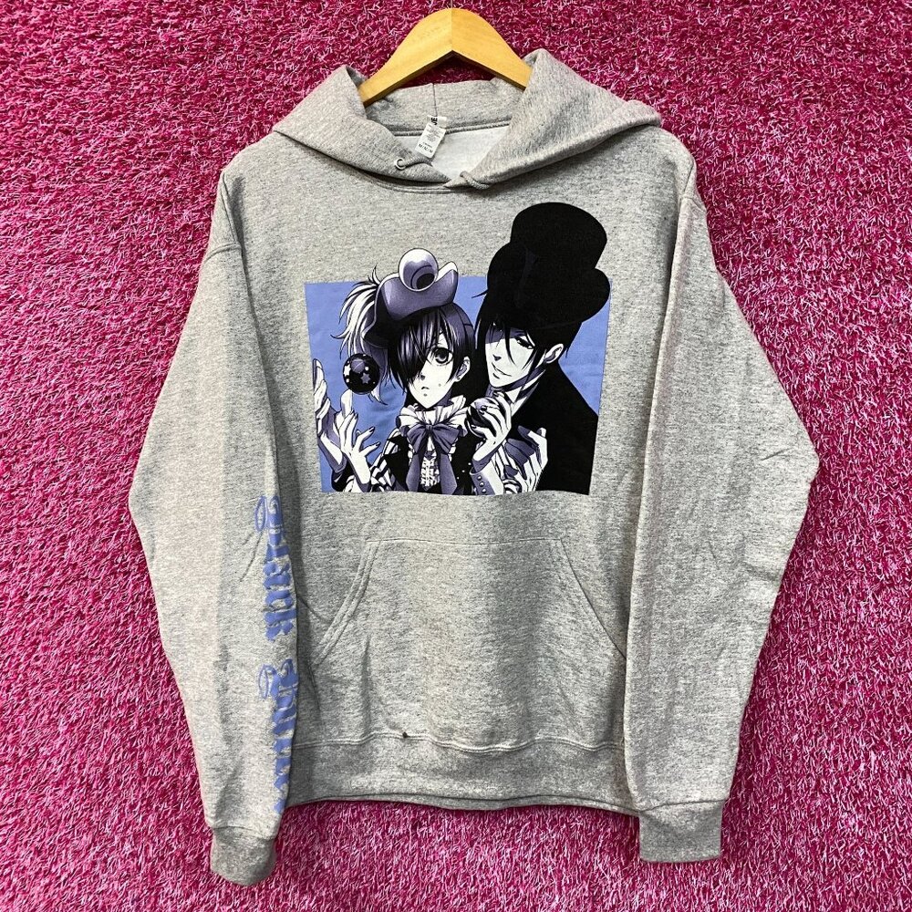 Black Butler Ciel and Sebastian Hoodie size Medium